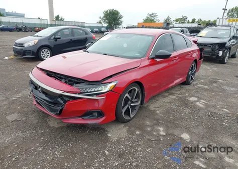 2022 Honda Accord Sport Special Edition из США, поврежденный, VIN 1HGCV1F47NA039167